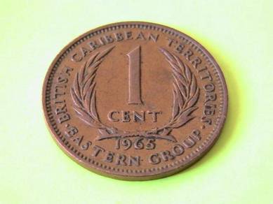 British Caribbean 1 Cent 1965