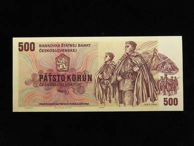 Czechoslovakia 500 Korun 1973 - Pick 93 AU