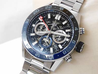 Tag Heuer Carrera Heuer 02 Twin-time GMT Batman