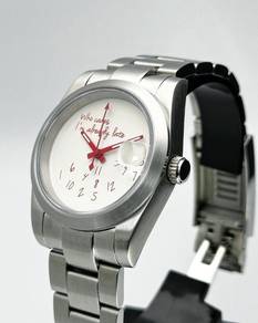 Custom S.eiko Mod 36mm Red “Who Cares” DateJust