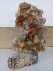 Shoushan Stone Dragon Carving