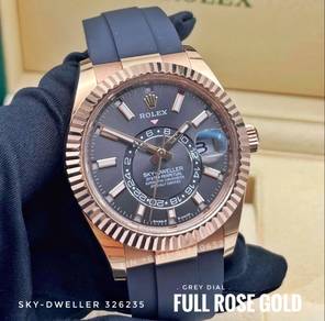 Rolex Sky-Dweller 326235 Everose Gold slate grey