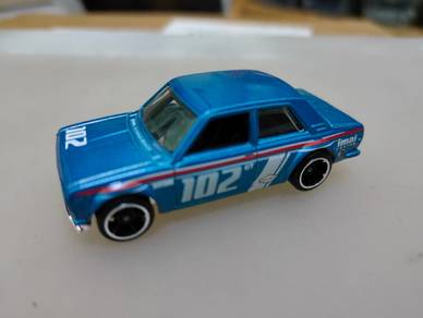Hotwheels Loose Blue Datsun Bluebird 510