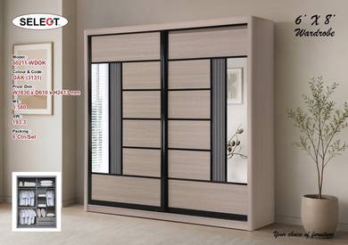 6X8 FT Wardrobe WD60211OK
