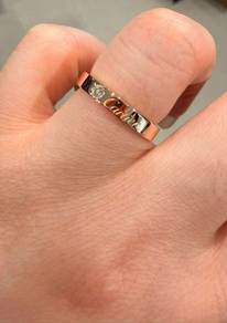 Cartier 18k Rose Gold with 1 diamond