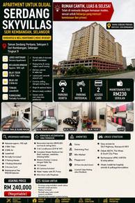 Service Residence For Sale in Serdang Skyvillas