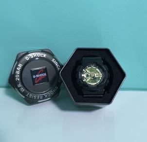 G shock GA-110GB-1A Gold Black watch
