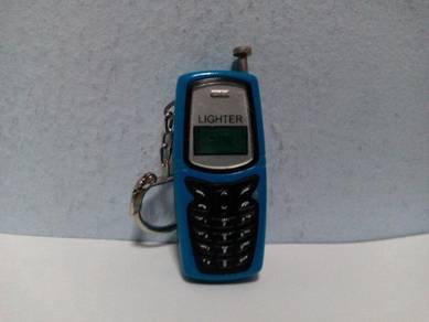 Vintage Fancy Gas Lighter Hand phone Key Chain