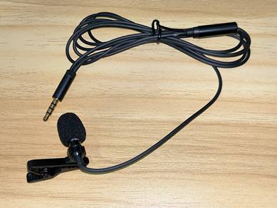 3.5mm Lavalier Lapel Microphone with Exten Cable