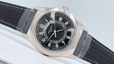 Patek Philippe Calatrava 40mm Blue Carbon Dial