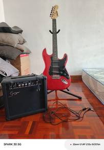 Gitar sekali dengan amp