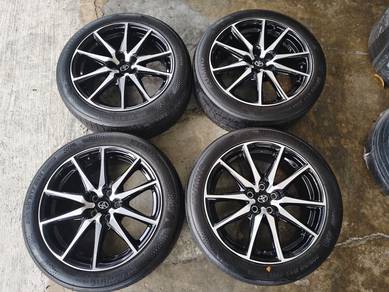 Rim second 17 Toyota GR86 siap tayar alza baru wis