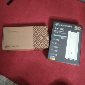 Tp Link Omada WiFi 6 AX1800 + Mikrotik HAP Ax3