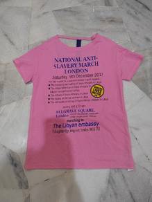 pink oversize T