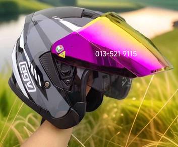 helmet AGV - FREE visor siang malam 