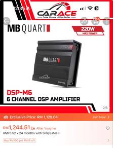 MB Quart DSP-M6 6-Channel DSP Amplifier