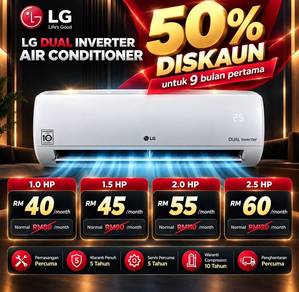 Aircond LG Dual Inverter (SBRGPRAIPNG)