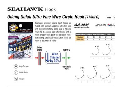 SEAHAWK NEW TYPE 775-UFC ULTRA FINE WIRE hook