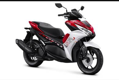 coverset aerox v2 merah putih