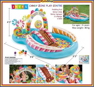 INTEX Pool Candy Zone Play Centre. Kolam Permainan