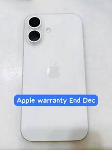 Iphone 16 128gb warranty till End Dec