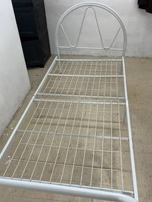Katil Single Size White Color