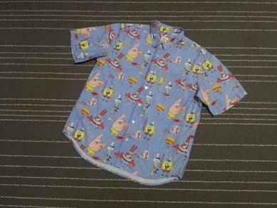 SpongeBob X granips button up S to M