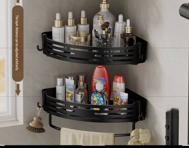 2 tier bathroom rack