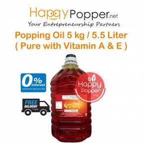100% Pure popcorn popping oil with Vtm A & E 5kg