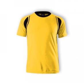 T-shirt Round Neck Short Sleeve Code 1066 Yellow