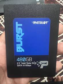 SSD 480GB PATRIOT BURST FAULTY not detected