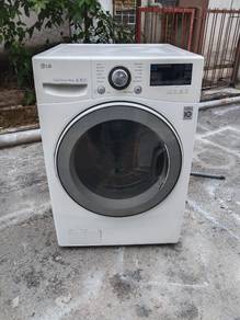 LG front load hot washer washing machine 14.0 kgs