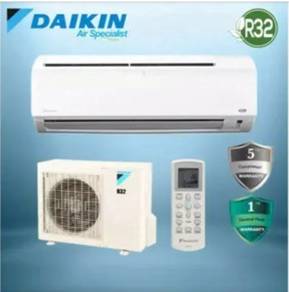 Daikin Inverter air cond 1.0hp free install (NEW)