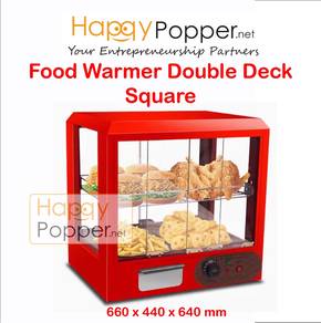 Food Warmer Display Showcase Double Deck New