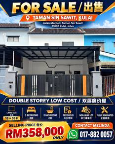 2-storey Terraced House For Sale in Kulai,JHR