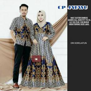 Muslimah long sleeve Jatayu Set Batik Couple