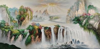 Majestic Horizons VI – Signed S.H.W. Oil Landscape