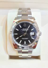 《Brand New》  Rolex 126300 Datejust II Black Dial