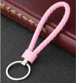 LIGHT PINK KEYCHAIN KEY CHAIN RiNG DOOR GiFT MURAH