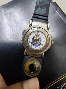 Vintage HK police watch and compass