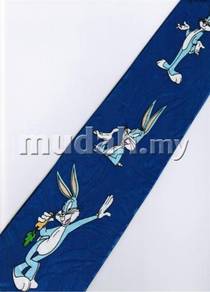 Bugs Bunny Looney Tunes Carrot BU Cartoon Neck Tie
