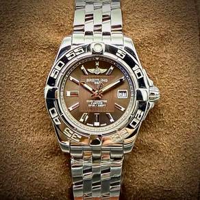 Preowned BREITLING GALACTIC 32 Lady “Brown Dial”