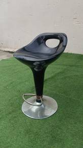 T17-E Kerusi Tinggi Bar Stool High Chair Black *AS
