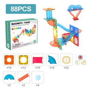 88pcs magnetic tiles 