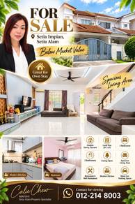 2-storey Terraced House For Sale in Setia Alam,SGR