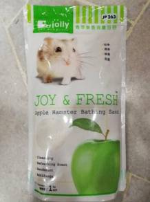 Jolly Hamster Bathing Sand Pasir Mandi 1kg Apple