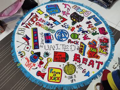 Dj Alan 1st album tokyo floor mat rugs cotton 2160