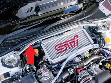 Subaru WRX STi GDB Carbing Aluminum Tower Strut