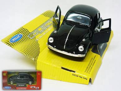 Volkswagen Beetle 1/38 model car - black