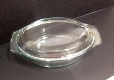 Sovirel (France) Glass Oval Casserole with Cover